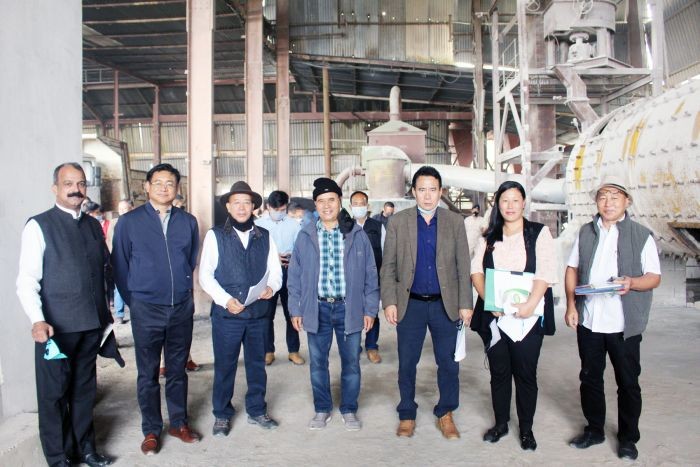 Committee on Public Undertakings (COPU) during the ‘on-the-spot verification’ of the Mini Cement Plant at Wazeho, Phek district from October 28 to 30.